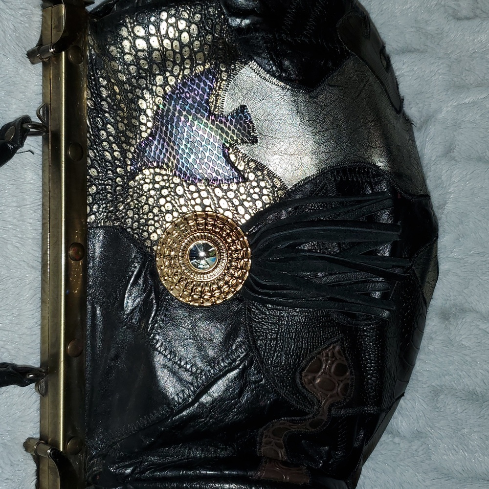 Vintage Patchwork Handbag - image 2